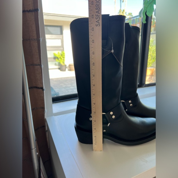 NWT Dingo 1969 Molly Harness Moto Black Leather Boots, Sz 11 women’s - Picture 7 of 7